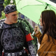 Illustration for article titled What is Megan Fox saying to Raphaels cold, dead mutant turtle eyes?